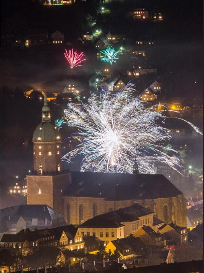 Ferienwohnung Rotbuche Tannenberg Esterno foto